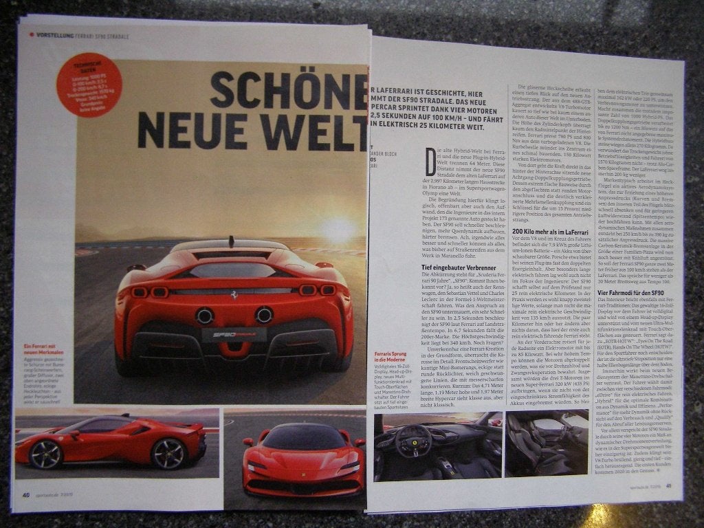 Ferrari SF90 Stradale (F173) ? Eerst 18x autotest lezen, Ophalen, Gelezen, Ferrari