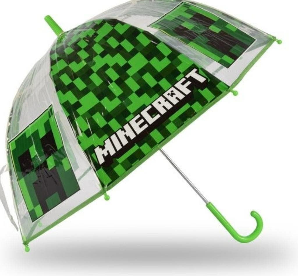 Minecraft Paraplu - Semi Automatisch, Kinderen en Baby's, Kindermode-accessoires, Nieuw, Ophalen of Verzenden