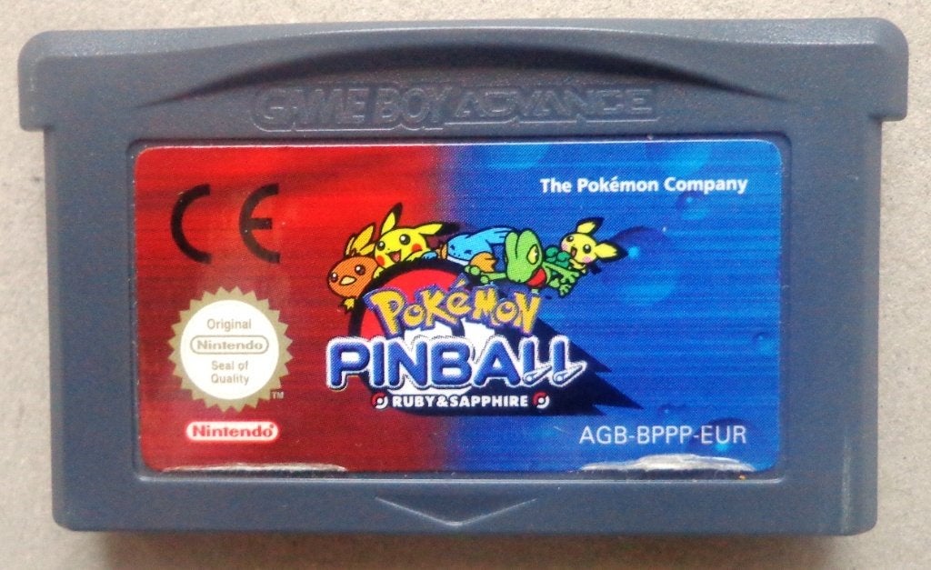 Pokemon Pinball Ruby & Sapphire voor de Gameboy Advance, Avontuur en Actie, Gebruikt, 1 speler, Ophalen of Verzenden