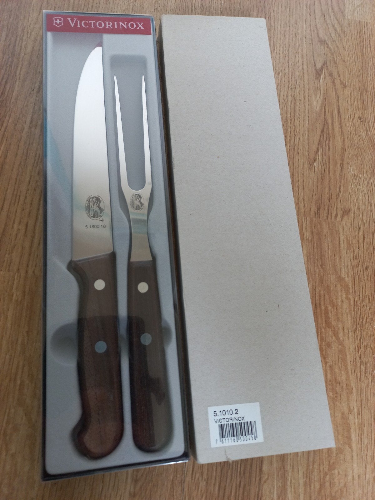 Victorinox professionele koksset houten handvaten, Huis en Inrichting, Keuken | Bestek, Ophalen of Verzenden, Nieuw, Rvs of Chroom
