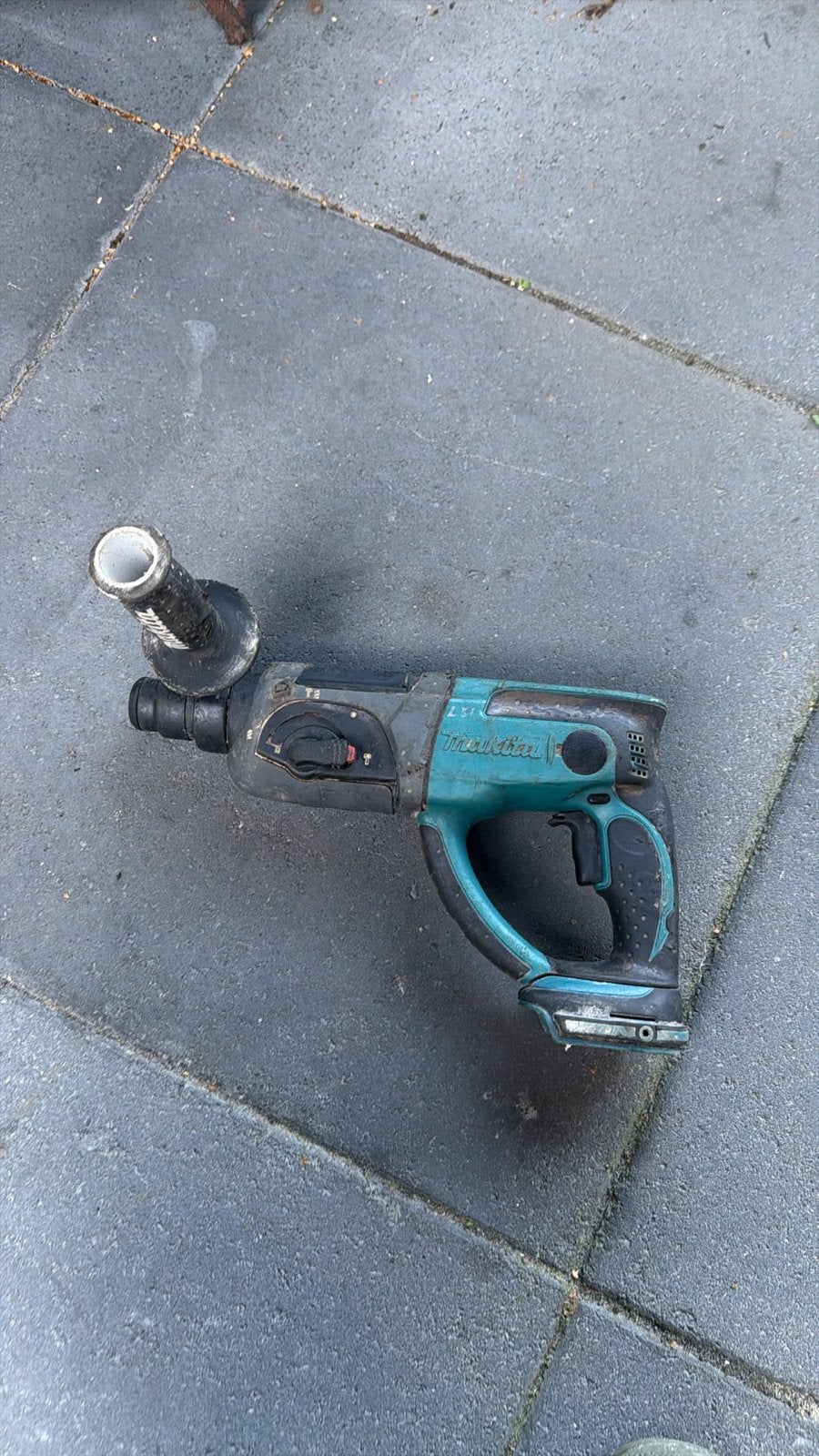 Makita DHR202 Boorhamer, Boor- en/of Breekhamer, Ophalen of Verzenden, Klopboormechanisme, Gebruikt