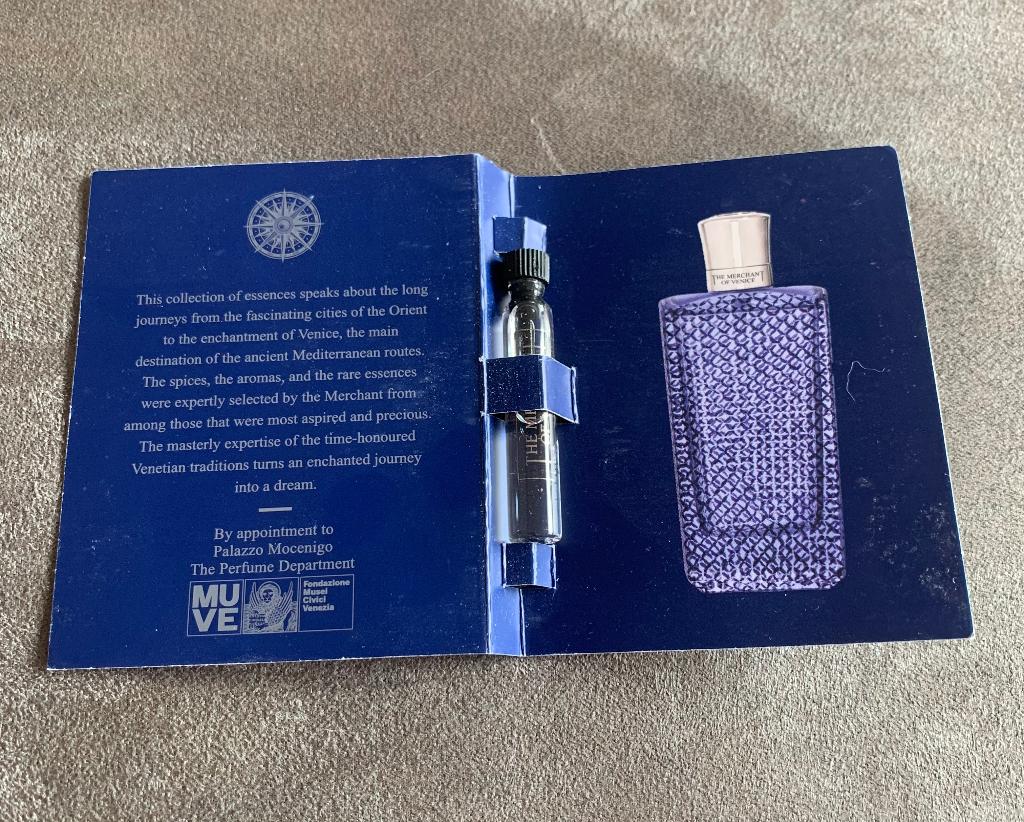 Venetian Blue The Merchant of Venice niche parfum 2ml, Ophalen of Verzenden, Nieuw
