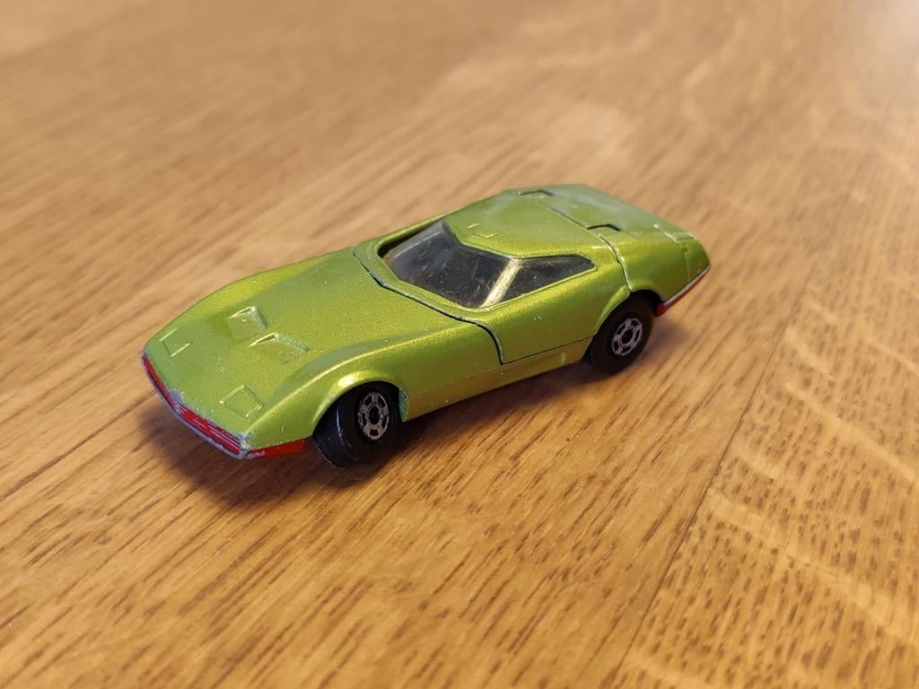 Matchbox Dodge Charger MK III GROEN, Ophalen of Verzenden, Zo goed als nieuw, Auto