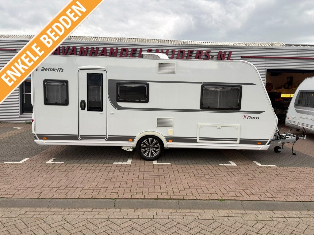 Dethleffs Aero 510 ER airco!Mover!Voortent!, Caravans en Kamperen, Schokbreker, Rondzit, Bedrijf, Dethleffs