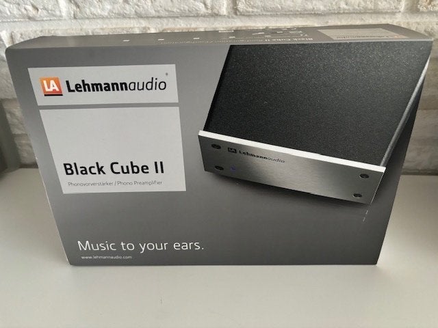 LEHMANN BLACK CUBE2 PHONOVOORVERSTERKER, Ophalen of Verzenden, Nieuw, Minder dan 60 watt, Overige merken
