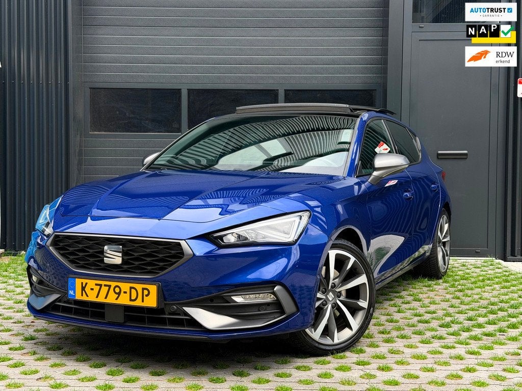 Seat Leon 1.5 eTSI FR | Pano| Sfeer | Orig NL | Dealer ondh, Auto's, Seat, 4 cilinders, 150 pk, Leder en Stof, Origineel Nederlands