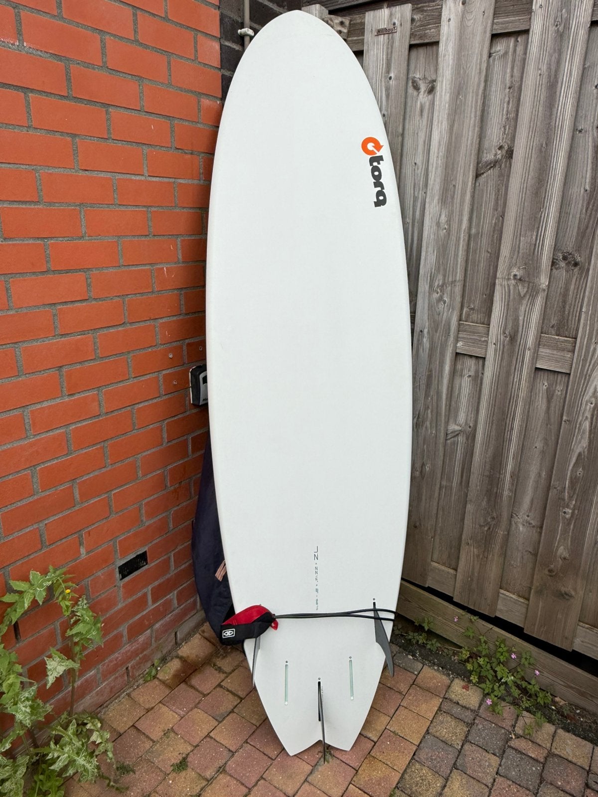 Torq surfplank met foudraal (7,2x22,5 x 3 “ - 52,7 ltr, Ophalen, Gebruikt, Overige typen