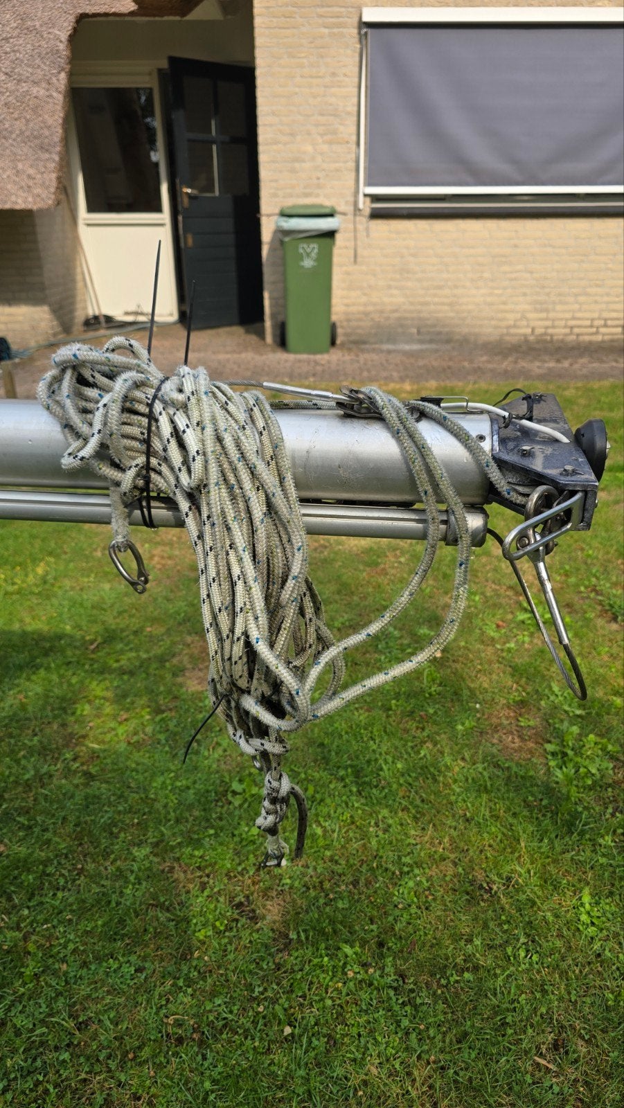 Complete alu mast met giek en verstaging – Prins Wing 7.2, Watersport en Boten, Ophalen, 6 meter of meer, Gebruikt, Overige typen