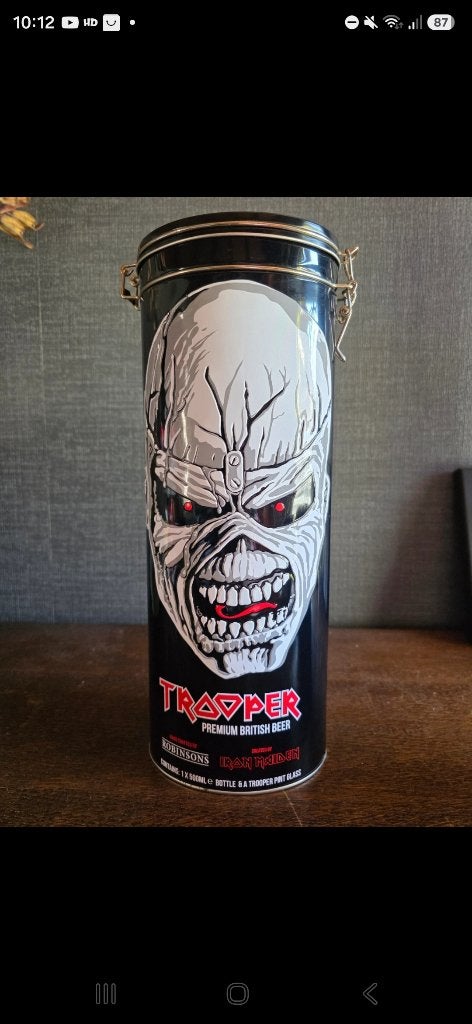 Iron Maiden Trooper bier, Verzamelen, Ophalen of Verzenden, Nieuw, Overige typen