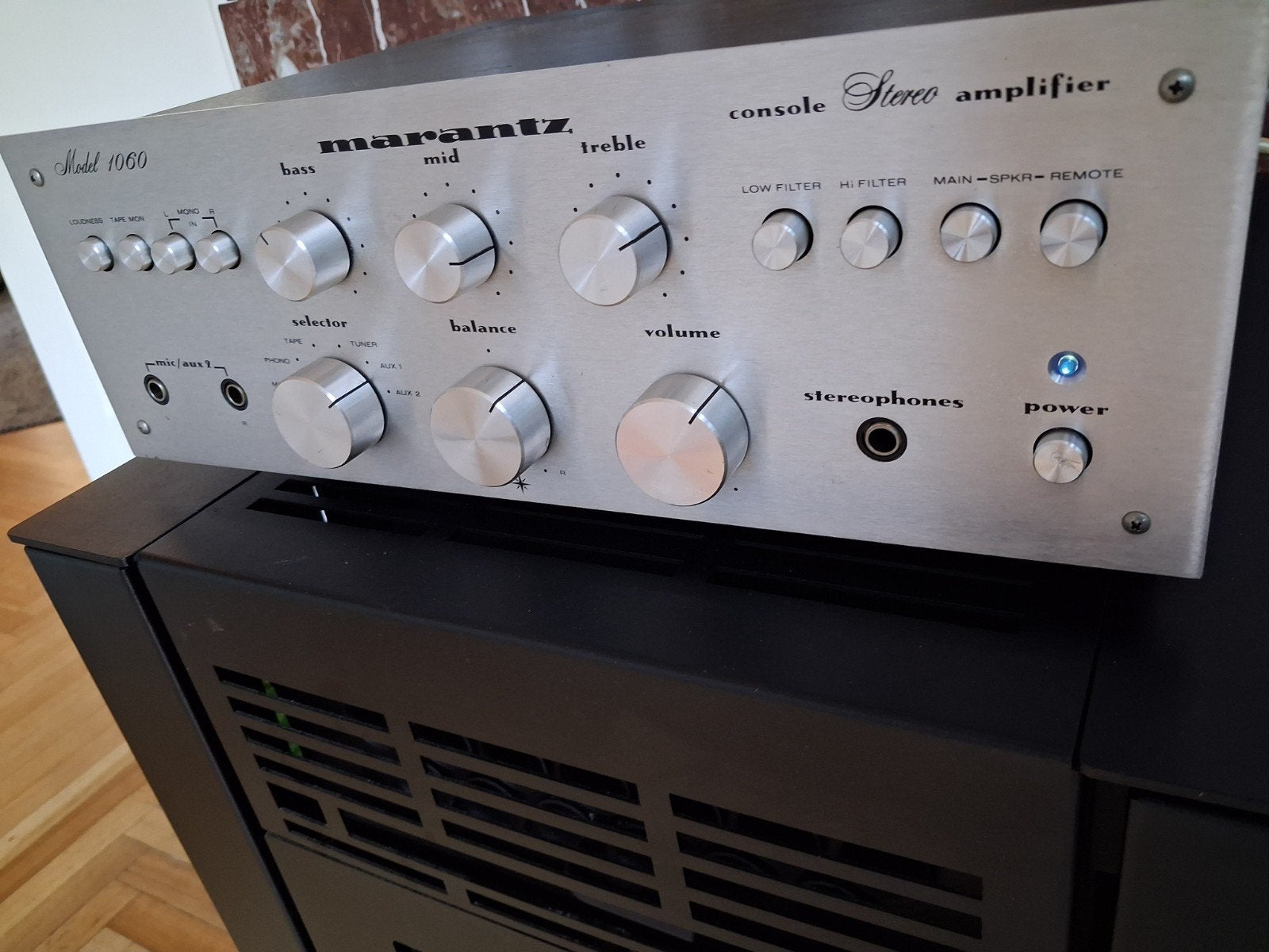 Marantz Model 1060 Stereo Versterker, Marantz, Gebruikt, Ophalen of Verzenden, Minder dan 60 watt