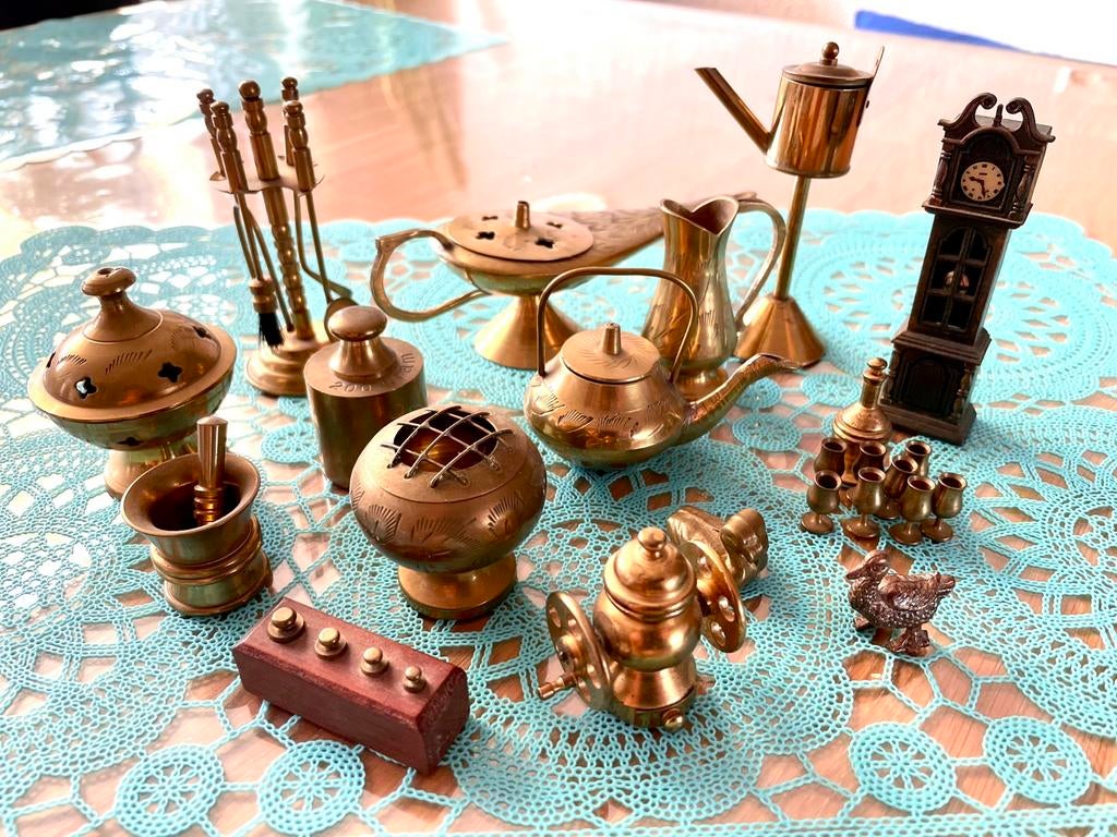 Miniaturen verzameling koper, Antiek en Kunst, Antiek | Koper en Brons, Ophalen of Verzenden, Koper