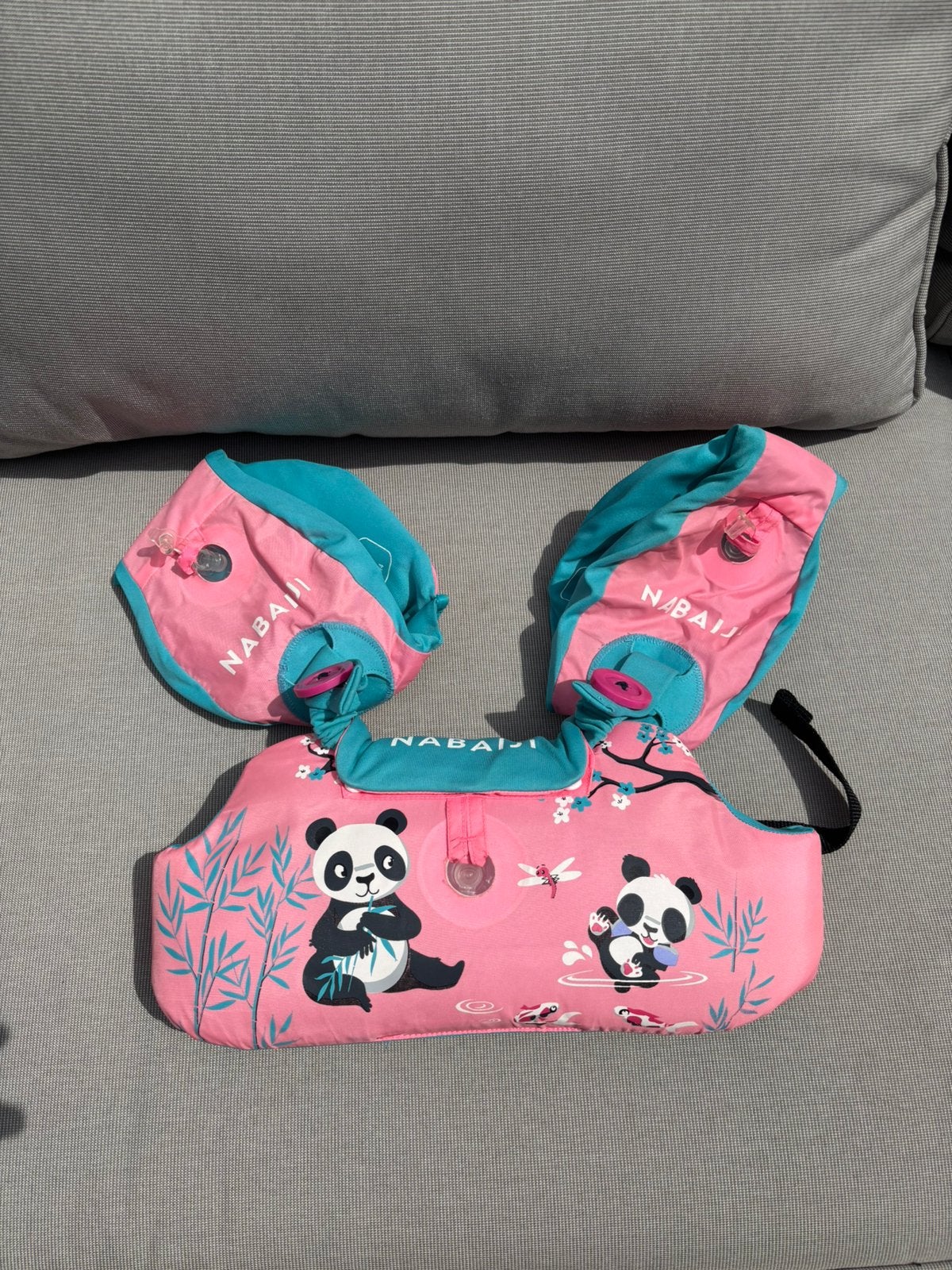NABAJI Zwemvest met armvleugels - Panda design, Ophalen of Verzenden, Gebruikt