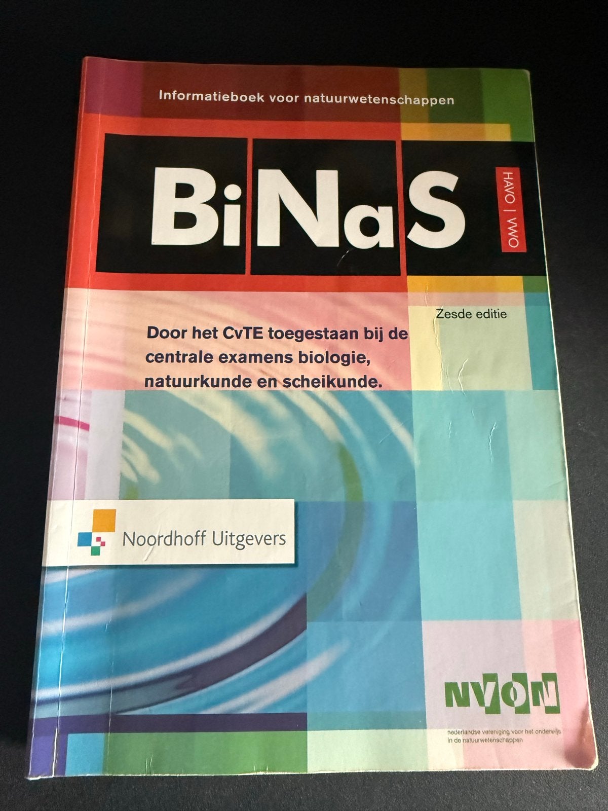 BiNaS Informatieboek Natuurwetenschappen 6e editie, Ophalen of Verzenden, Beta, Gelezen, HBO