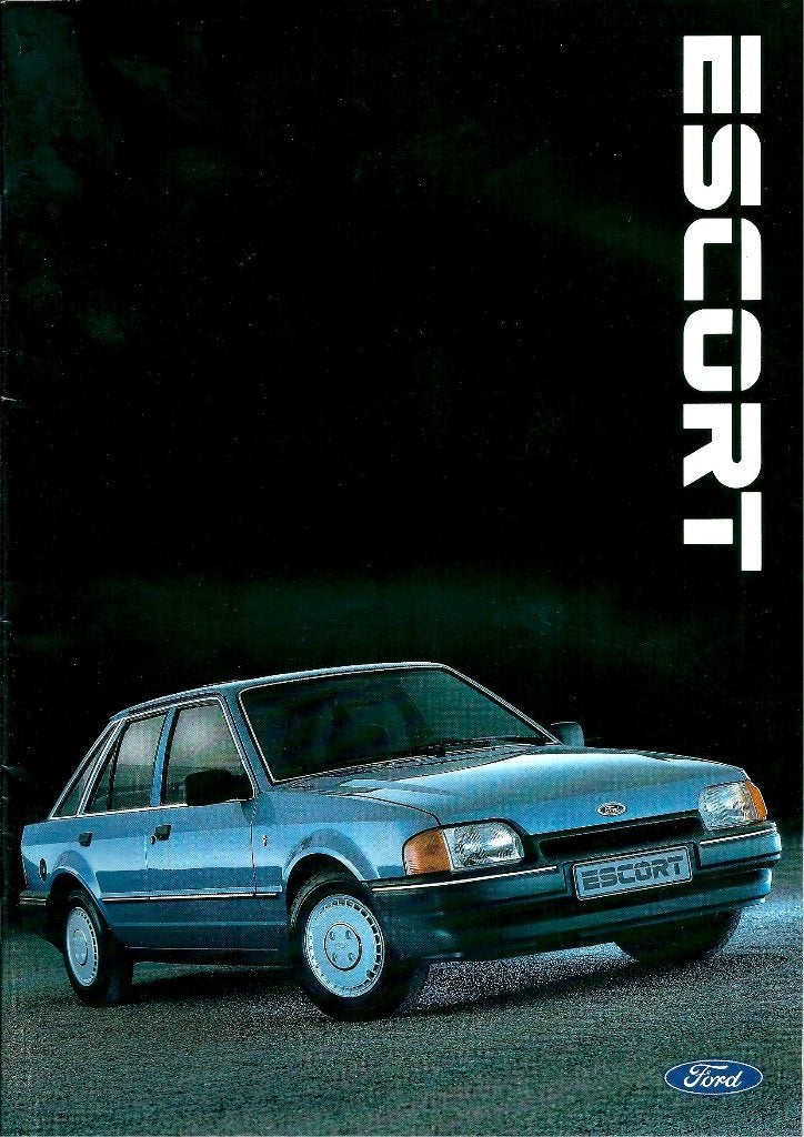Brochure Ford Escort 1986, Boeken, Ophalen of Verzenden, Gelezen, Ford