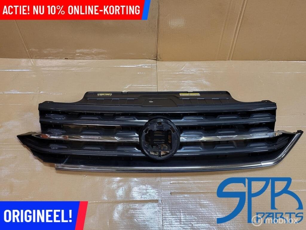 Vw T-CROSS 2GM GRILLE ORIGINEEL CHROOM GRILL SCHADE STUK, Auto-onderdelen, Gebruikt, VOLKSWAGEN, Volkswagen, Ophalen of Verzenden