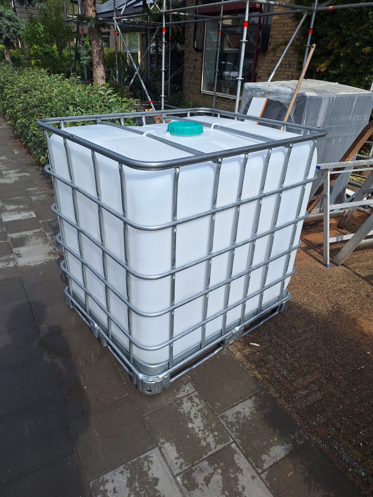 IBC container - gereinigd, 150 liter of meer, Ophalen, Zo goed als nieuw, Kunststof