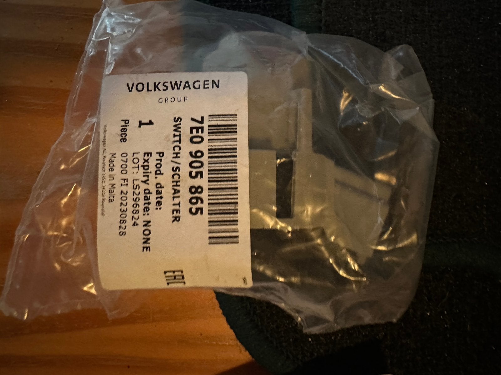 VW Contactslot Schakelaar, Ophalen of Verzenden, Nieuw, Overige automerken