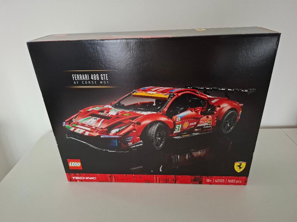 Lego 42125 Technic Ferrari 488 GTE AF Corse NIEUW & SEALED, Lego, Nieuw, Ophalen of Verzenden, Technic