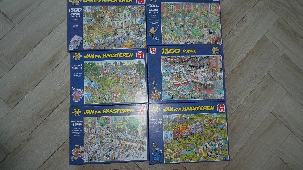 puzzels, Ophalen, 500 t/m 1500 stukjes, Zo goed als nieuw, Legpuzzel