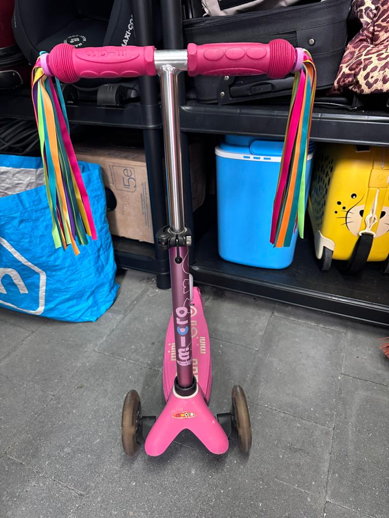Micro mini step roze met lichtgevende wieltjes, Fietsen en Brommers, Steps, Ophalen of Verzenden, Gebruikt, Gewone step
