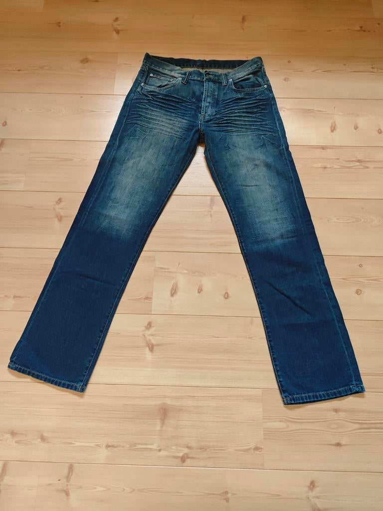 Stijlvolle blauwe herenjeans, Chasin - Maat W34-W34, Kleding | Heren, Spijkerbroeken en Jeans, Onbekend, Blauw, Ophalen of Verzenden