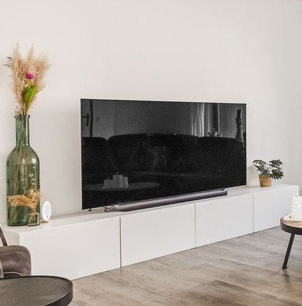Besta tv kast (2x), Ophalen, Overige materialen, Gebruikt, 100 tot 150 cm