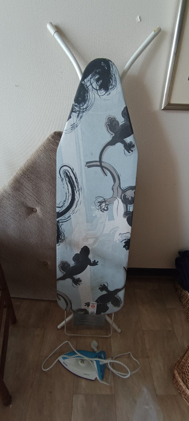 Strijkplank met strijkijzer, Witgoed en Apparatuur, Strijkijzers en Strijkplanken, Ophalen, Gebruikt