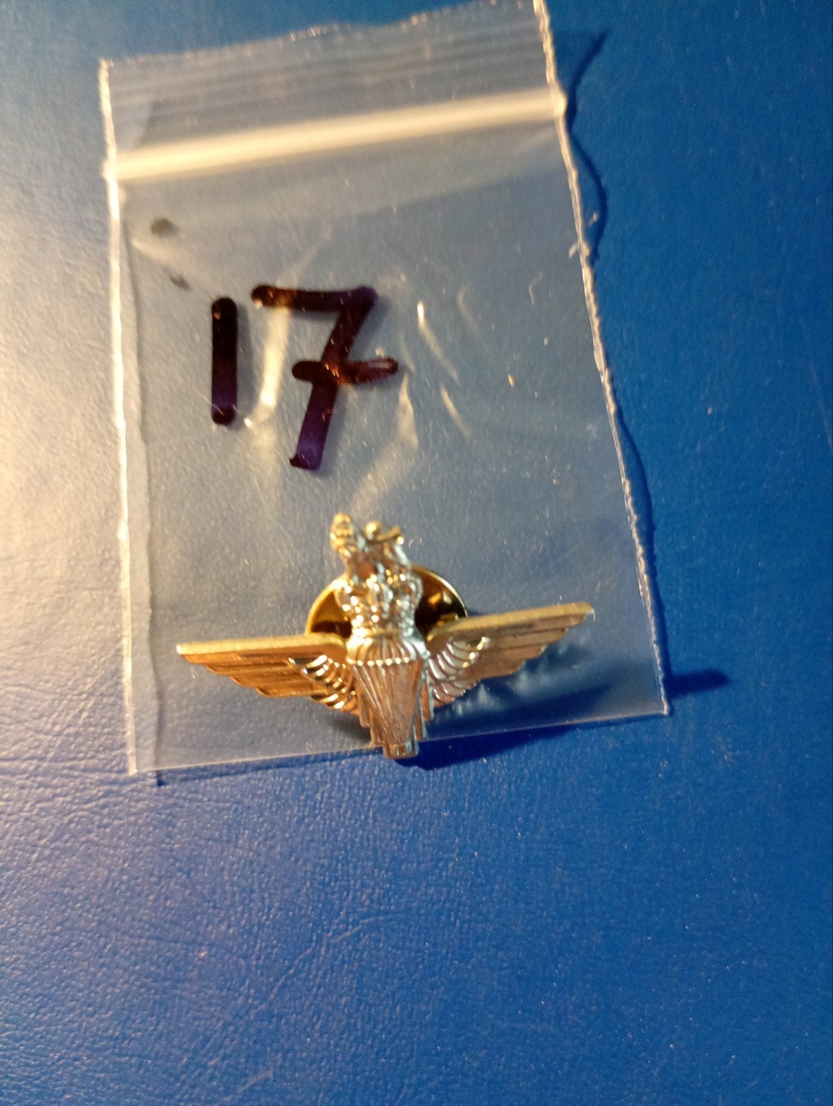 Airborne Parachutisten Pin - Wings met Kroon, Ophalen of Verzenden