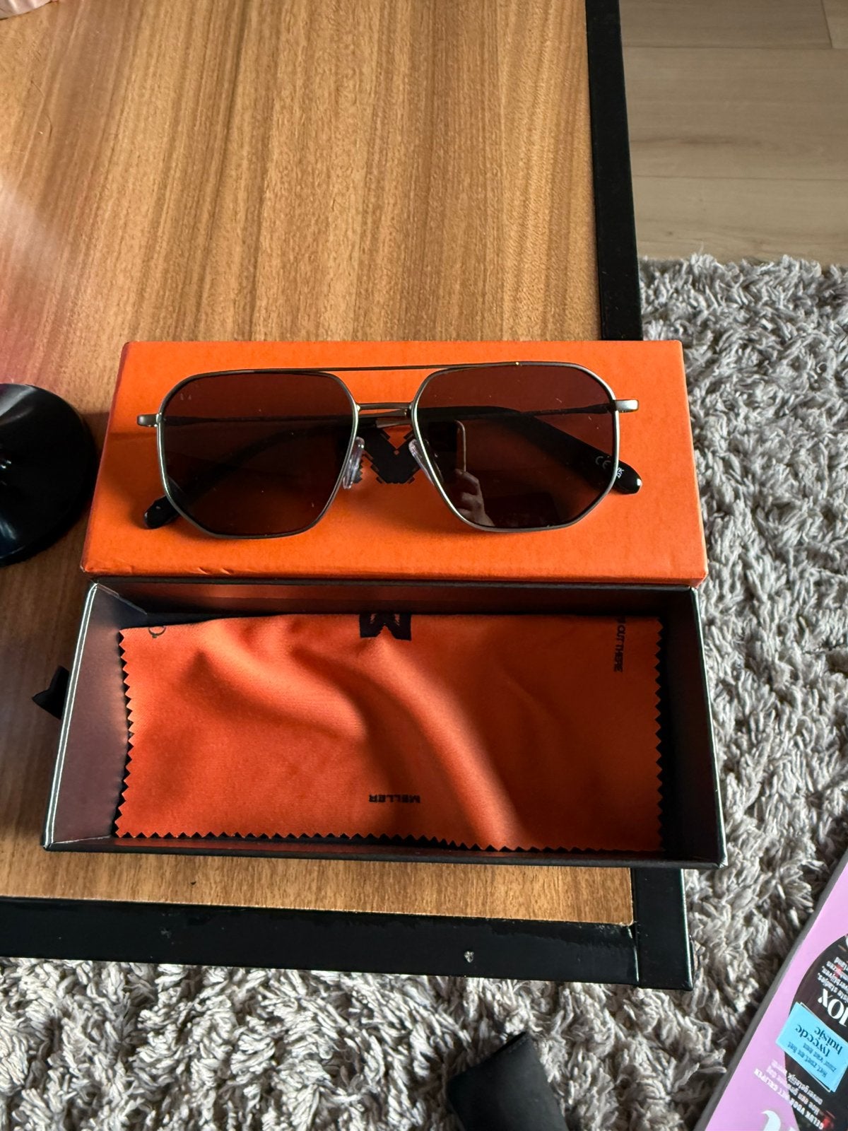 Meller Bina zonnebril – Matte Gun Carbon – nieuw, Overige merken, Zonnebril, Zwart, Nieuw
