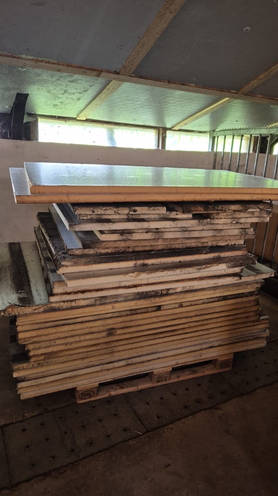 te koop aangeboden: isolatie materiaal, Ophalen, 4 tot 8 cm, Gebruikt, Hardschuim (Pir)