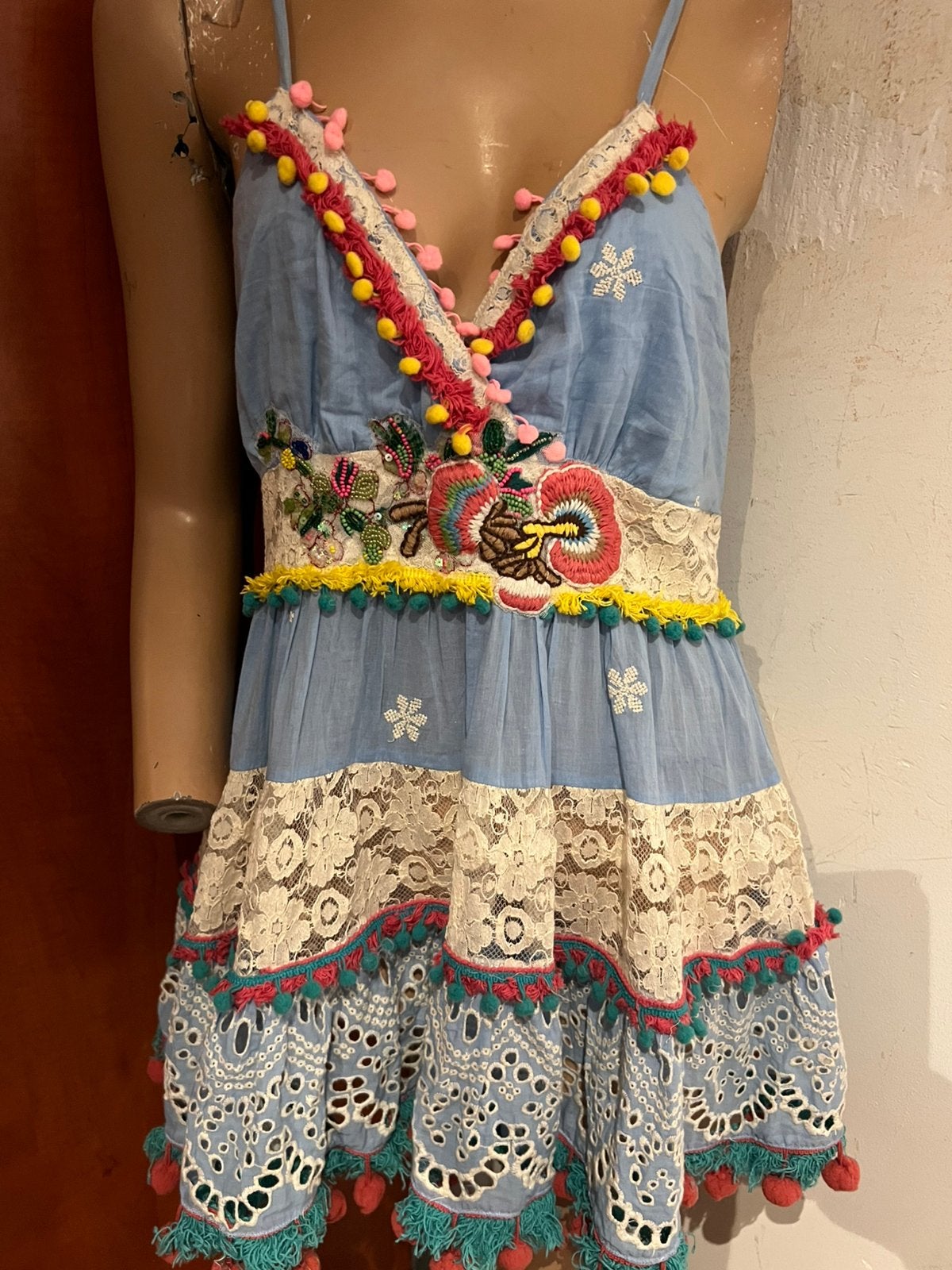 ANTICA SARTORIA top maat m origineel zgan, Maat 38/40 (M), Blauw, G, Ophalen of Verzenden