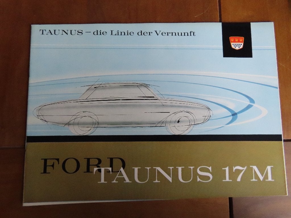 Folder Ford Taunus 17 M P3 1961, Duits, nieuwstaat!, Ophalen of Verzenden, Zo goed als nieuw, Ford