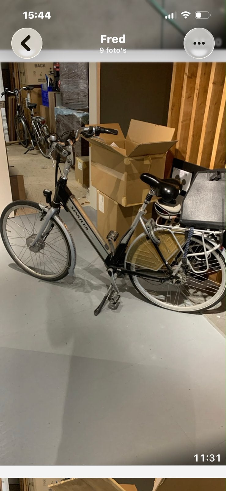 Elektrische Damesfiets aangeboden, 55 tot 59 cm, Ophalen, Gebruikt, Sparta