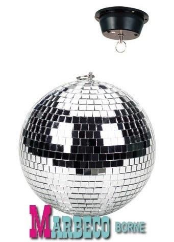 Spiegelbol, Discobal met Spiegels, 30cm + motor, Discobol, Nieuw, Info@marbeco.nl, BeamZ