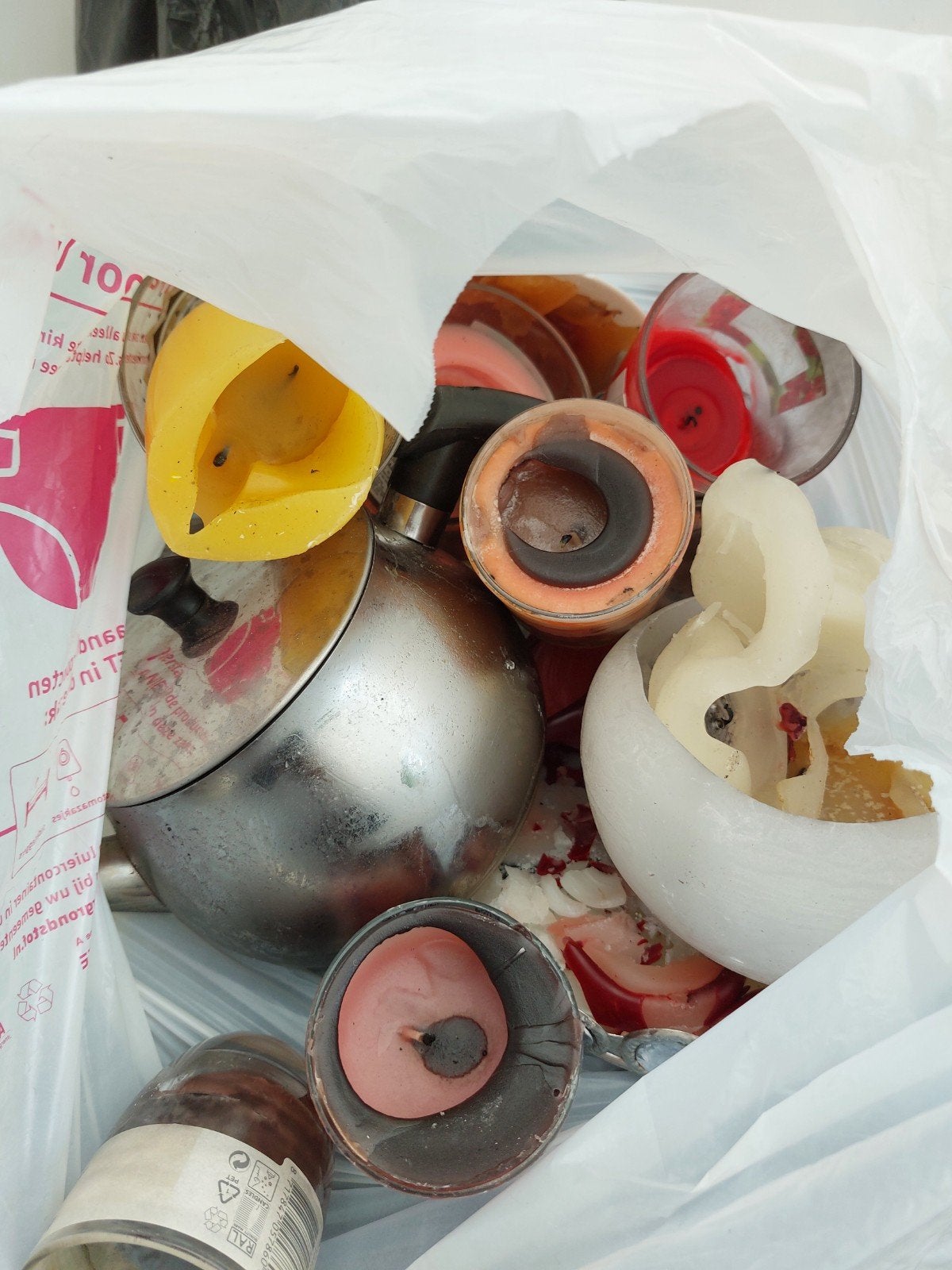 gratis kaarsresten en theelicht houders, Ophalen, Kaars