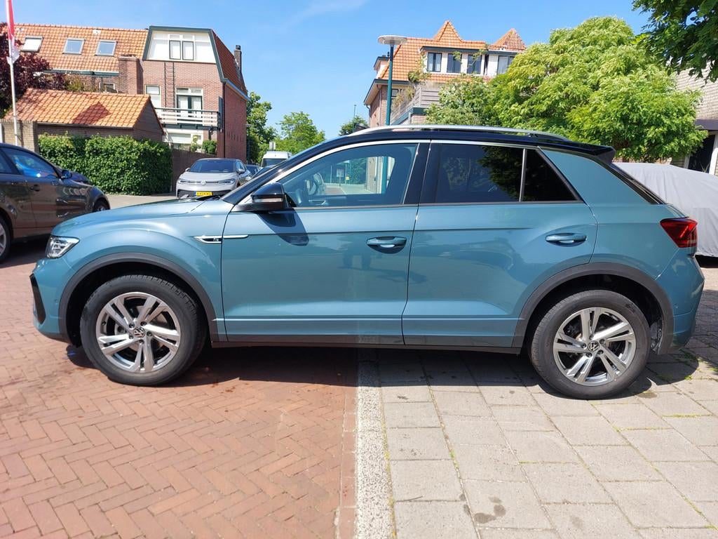 Volkswagen T-ROC 1.5 TSI R-Line Business Garantie mogelijk t, Auto's, Volkswagen, 12 maanden, 1258 kg, 4 cilinders, Blauw