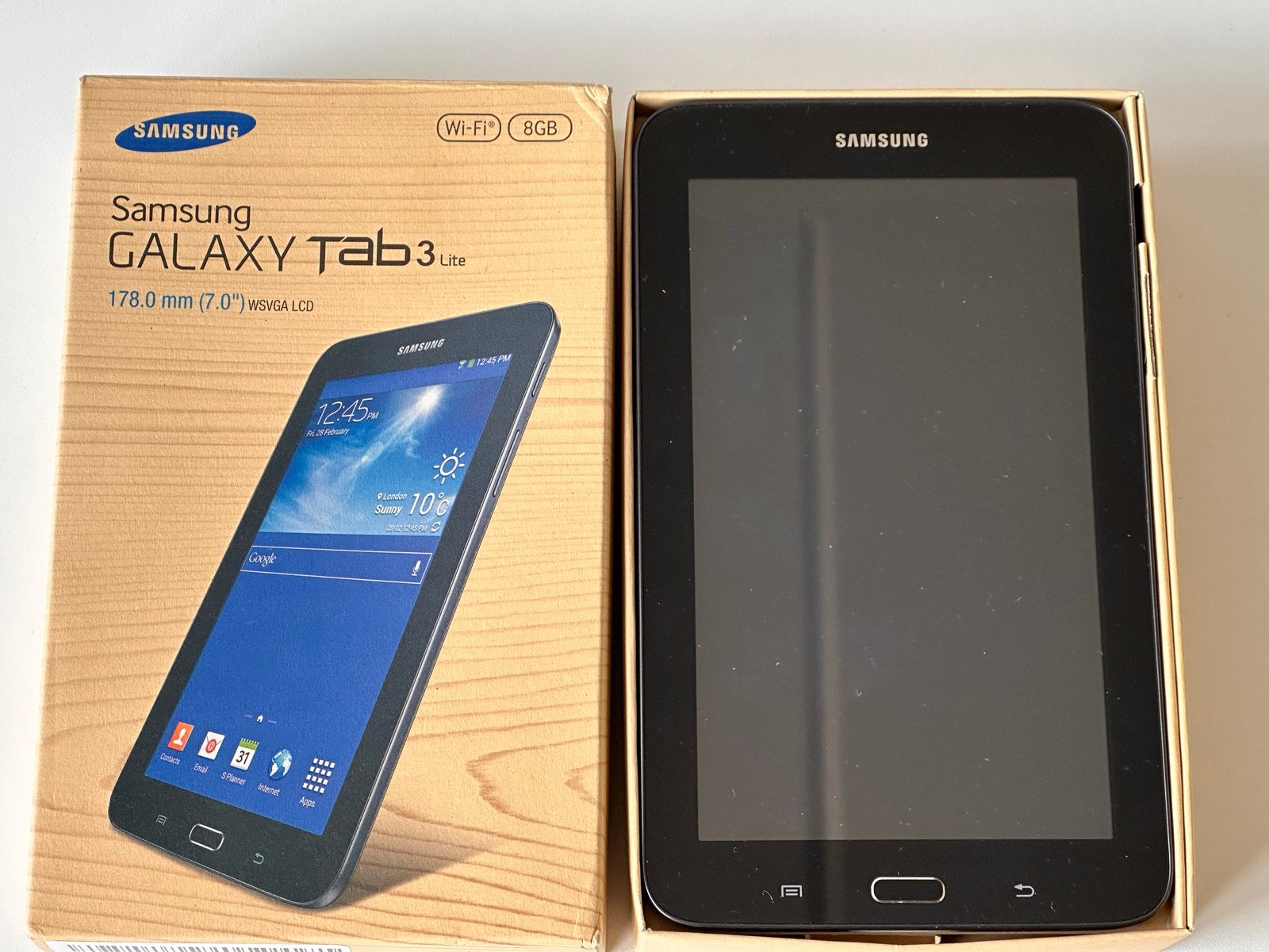 Samsung Galaxy Tab 3 Lite 7.0" Wi-Fi 8GB Zwart, Gps, Ophalen of Verzenden, Zo goed als nieuw, 7 inch of minder