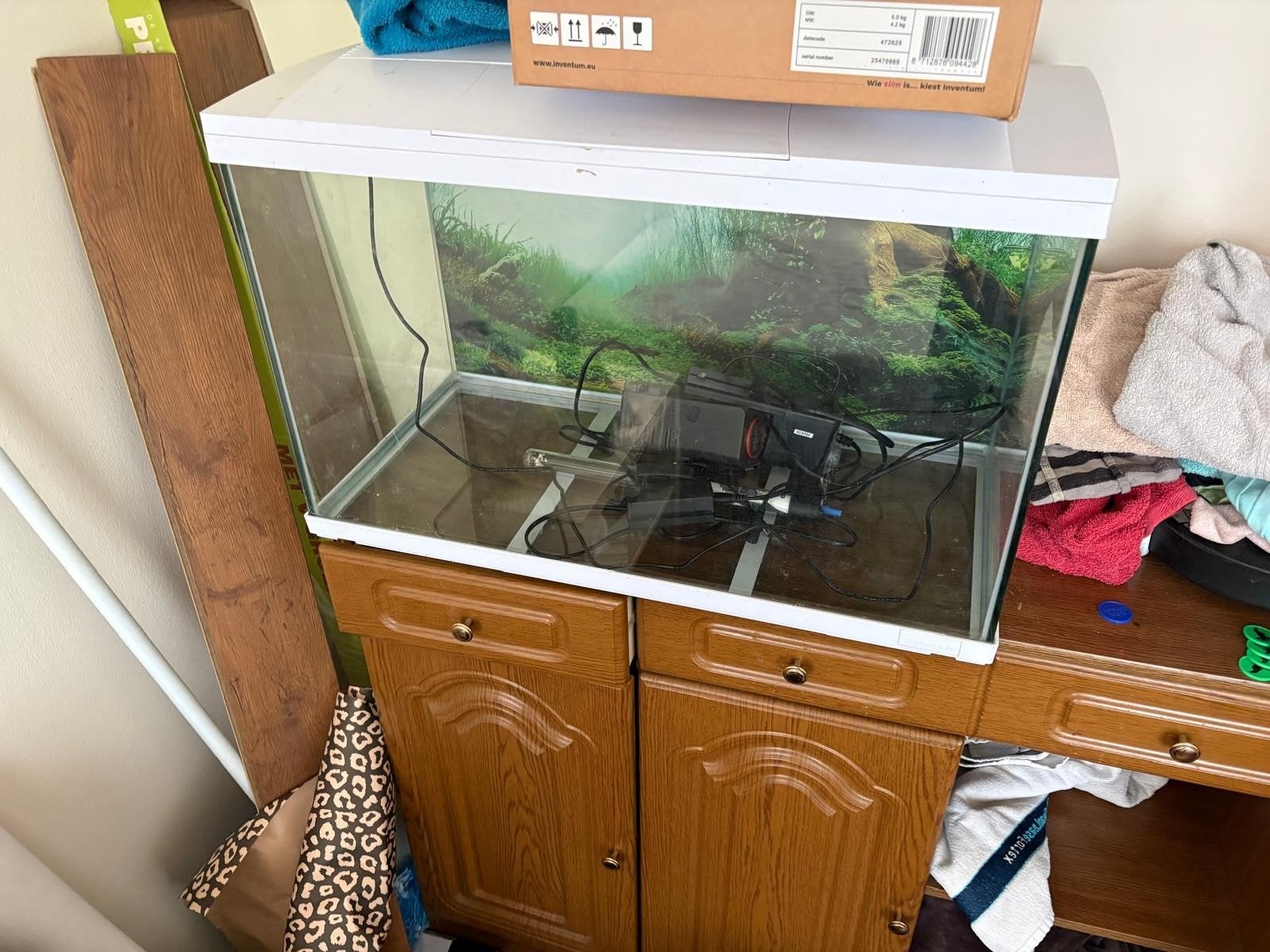 2 aquarium's, Ophalen, Gebruikt, Leeg aquarium