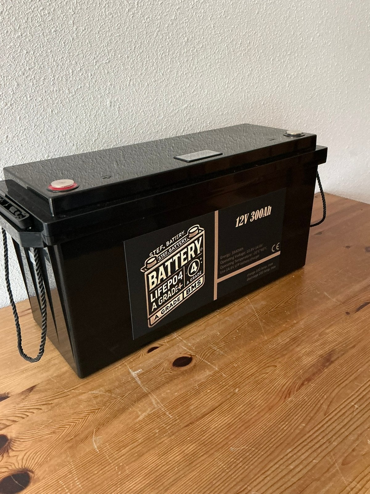 12V 300Ah LiFePO4/lithium  veilige accu met Bluetooth, Nieuw