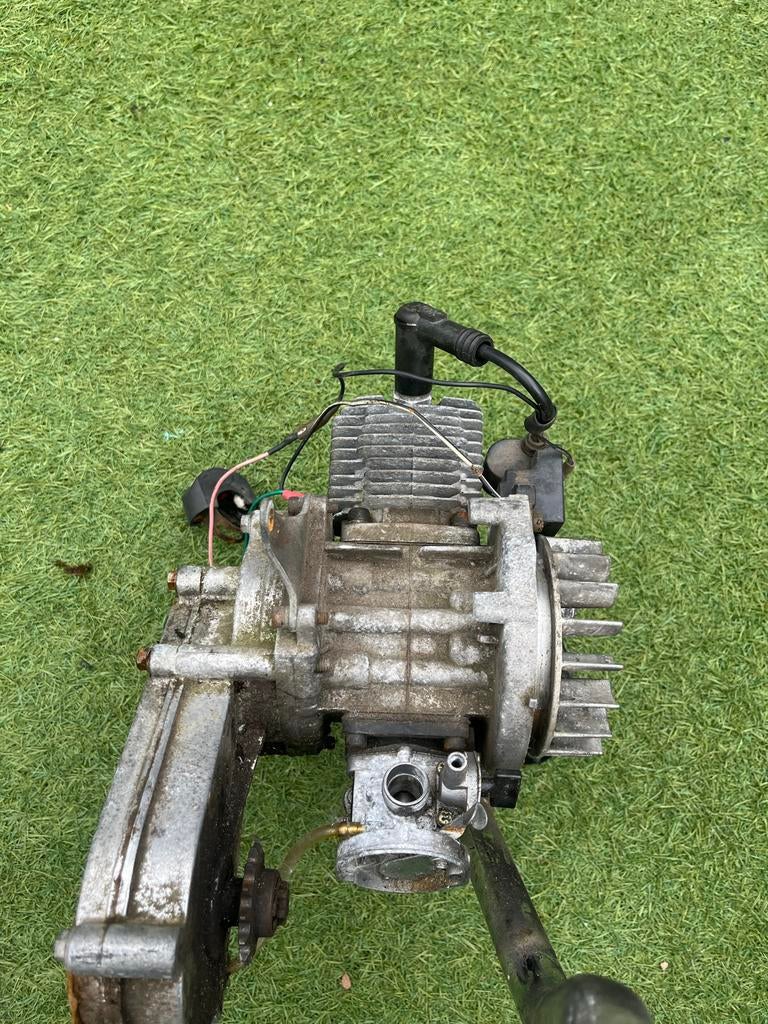 50cc Minibike Motor - Lopend en Gedeeltelijk Gedemonteerd, Ophalen of Verzenden, Gebruikt