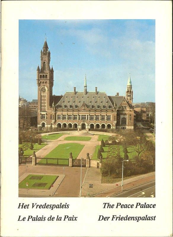 Het VREDESPALEIS den Haag. Viertalige gids met fraaie, Ophalen of Verzenden, Gelezen