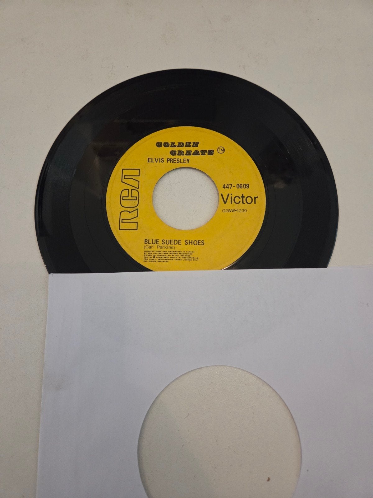 Elvis Presley - Tutti Frutti / Blue Suede Shoes 7 inch vinyl, Cd's en Dvd's, Gebruikt, Verzenden, 7 inch, EP