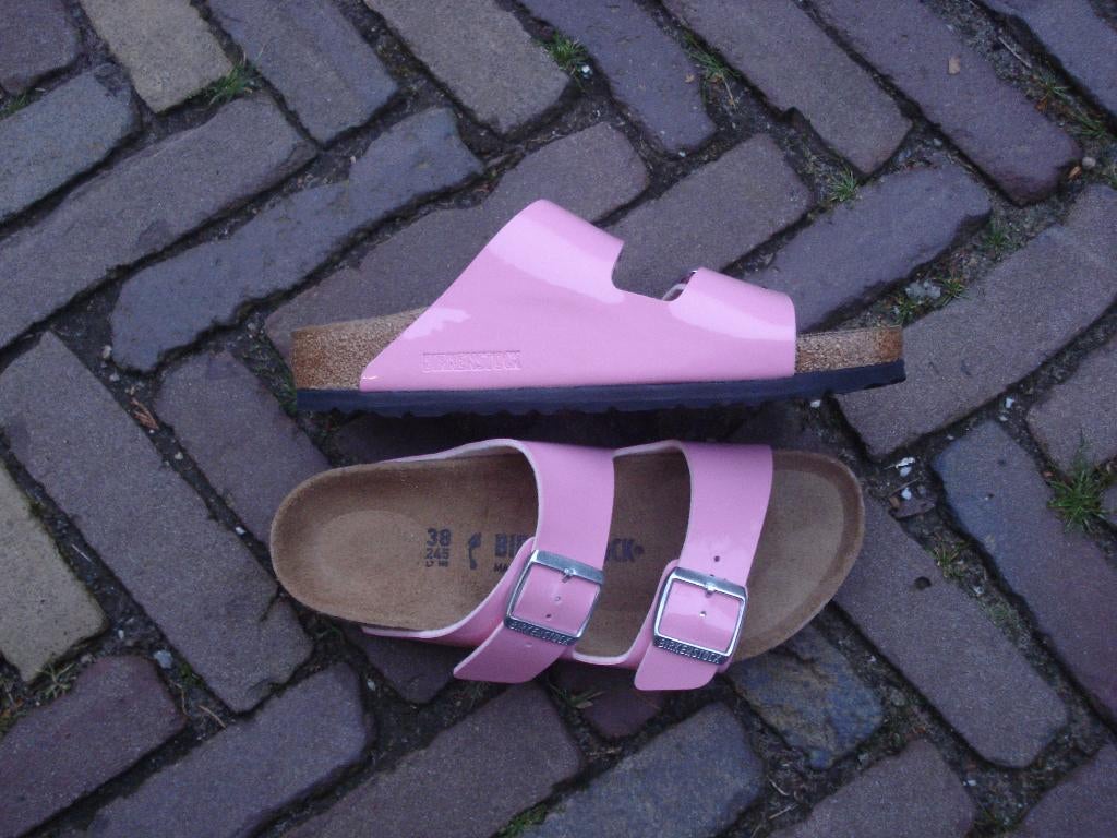 BIRKENSTOCK ARIZONA ROZE NIEUW NU GRATIS VERZENDING PER POST, Slippers, Verzenden, Nieuw, Birkenstock 38