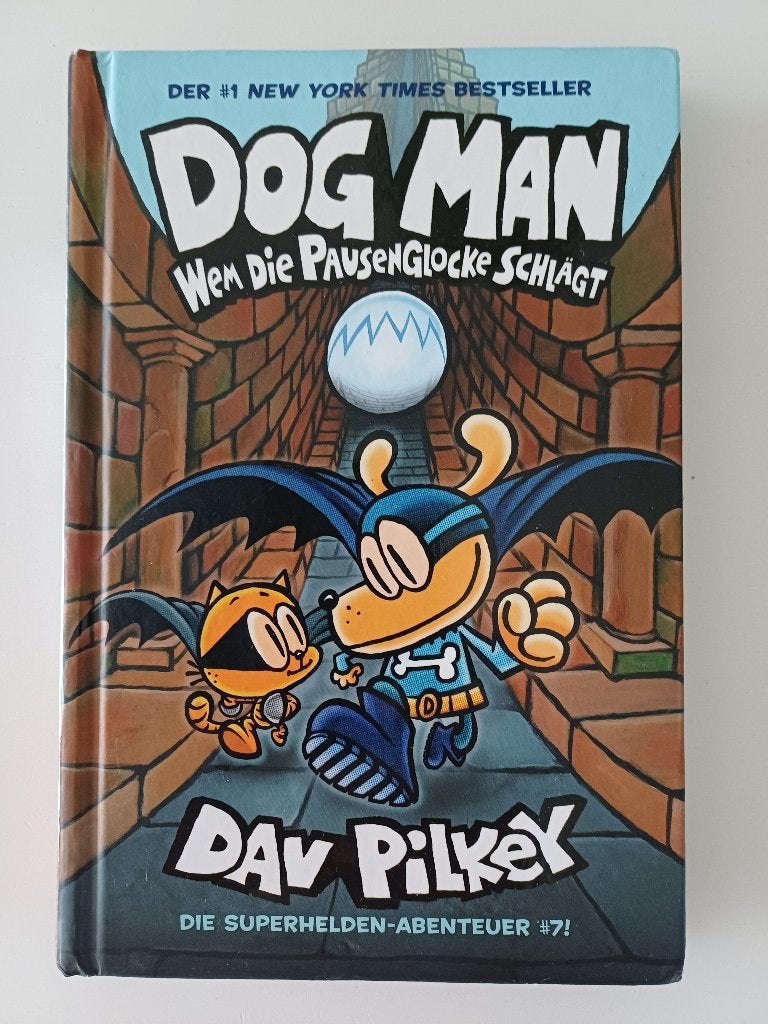 Dogman 7 Wem die Pausenglocke schlagt, Boeken, Cartoons, Ophalen of Verzenden, Zo goed als nieuw, Dav Pilkey