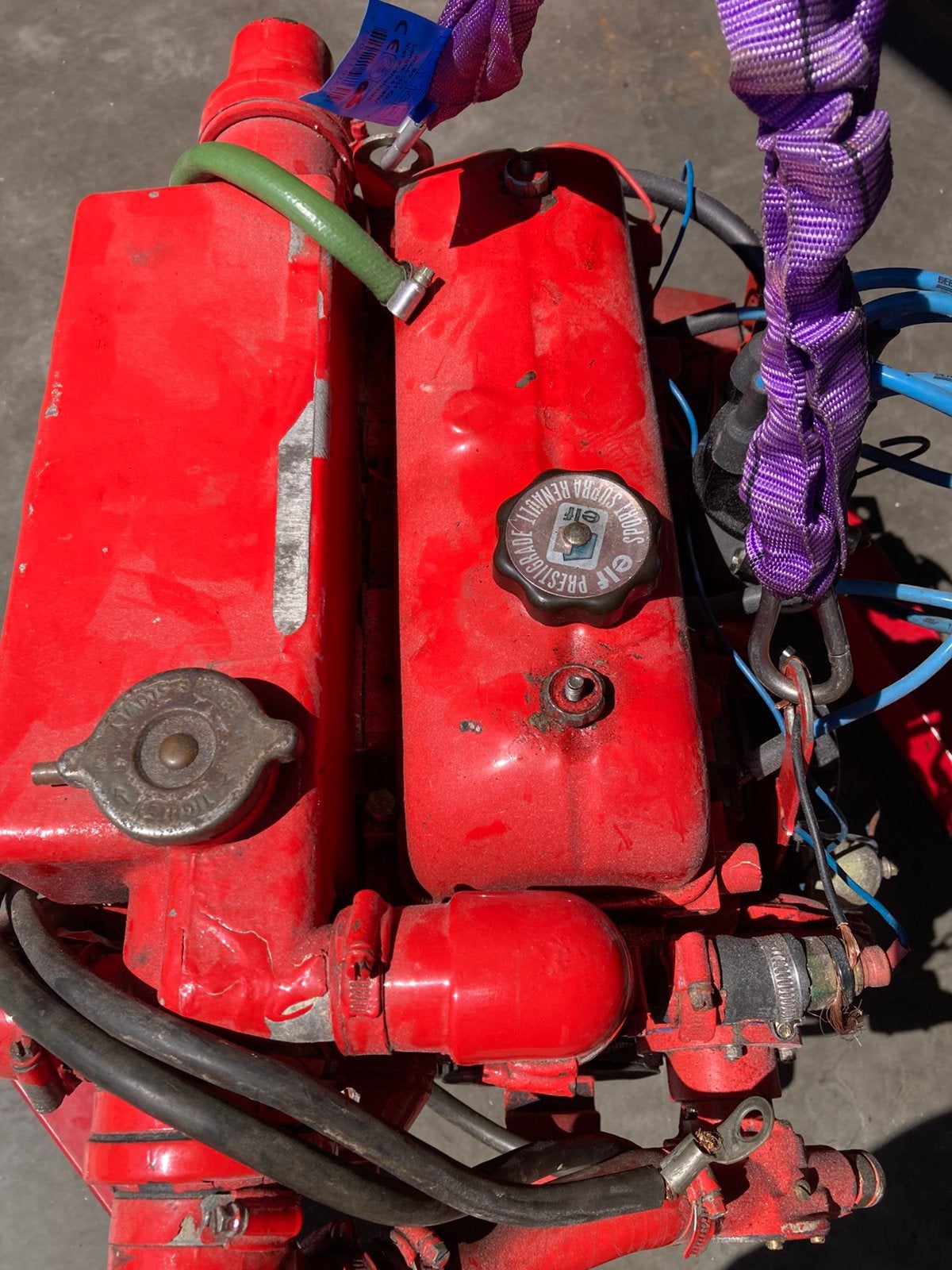 Renault dtn 40 benzine hurth HBW100-2R, Ophalen, Gebruikt, Binnenboordmotor, Benzine