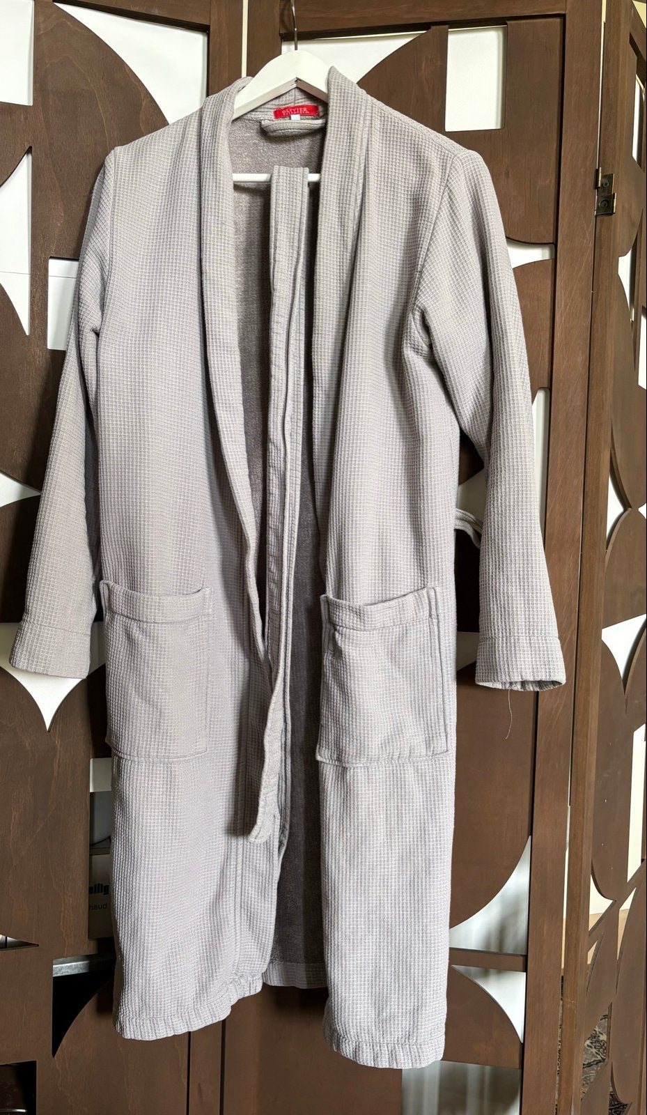 Olivier Desforges Badjas Maat M (valt klein), Kleding | Heren, Badmode en Zwemkleding, Ophalen of Verzenden, Grijs