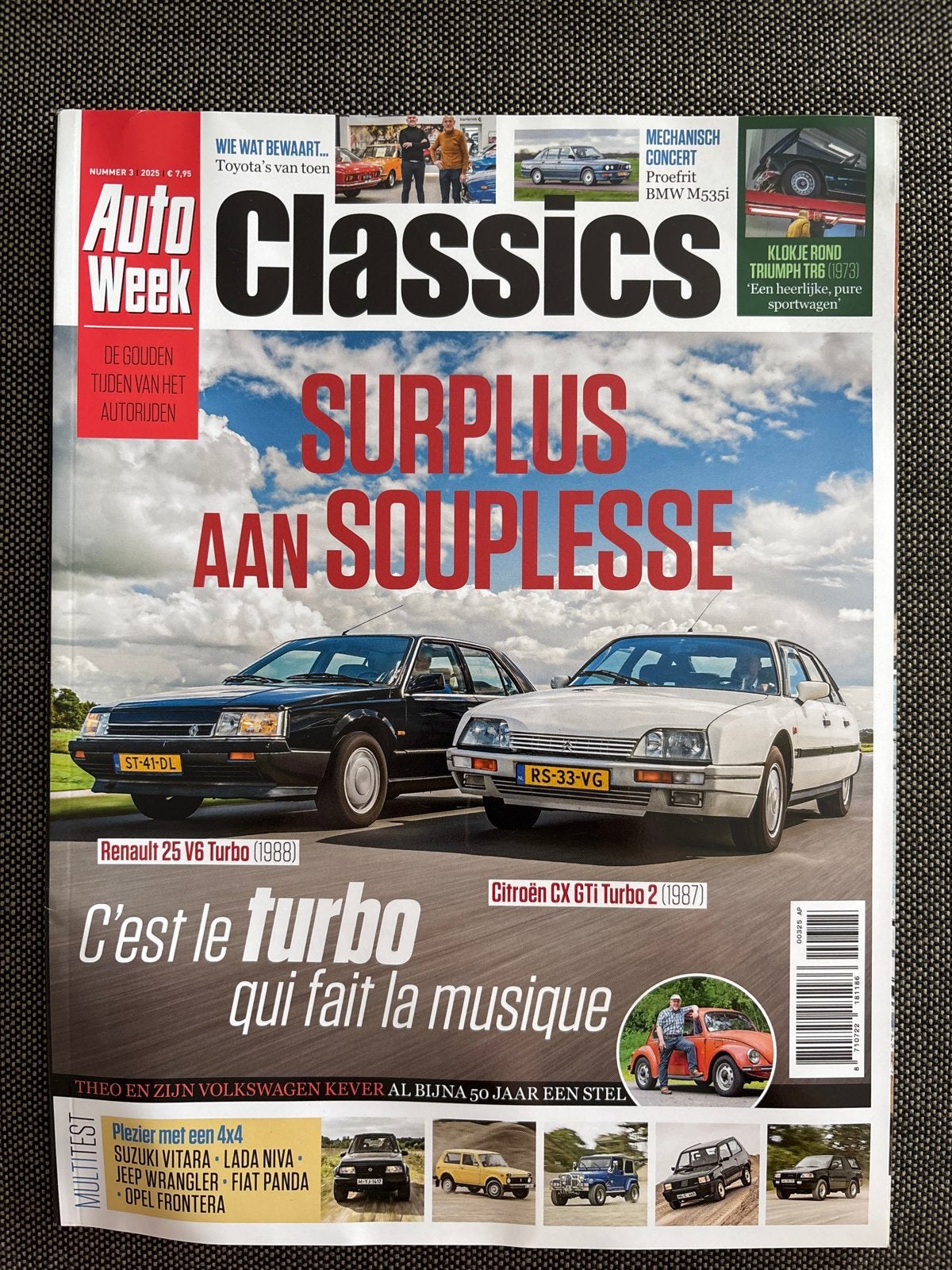AutoWeek Classics #3 - Renault 25 V6 Turbo & Citroën CX GTi, Boeken, Auto's | Boeken, Verzenden, Nieuw, Algemeen