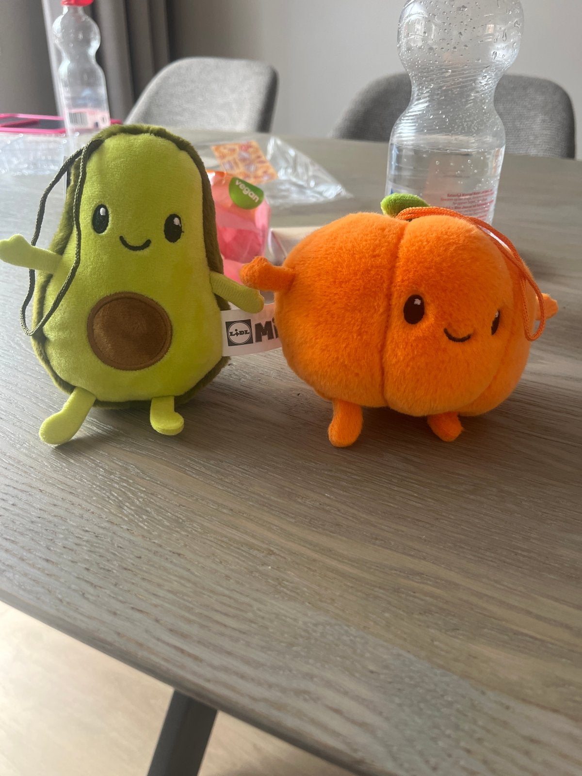 Lidl Mini's Knuffels: Avocado en Pompoen, Lidl, Overige karakters, Overige typen, Ophalen of Verzenden