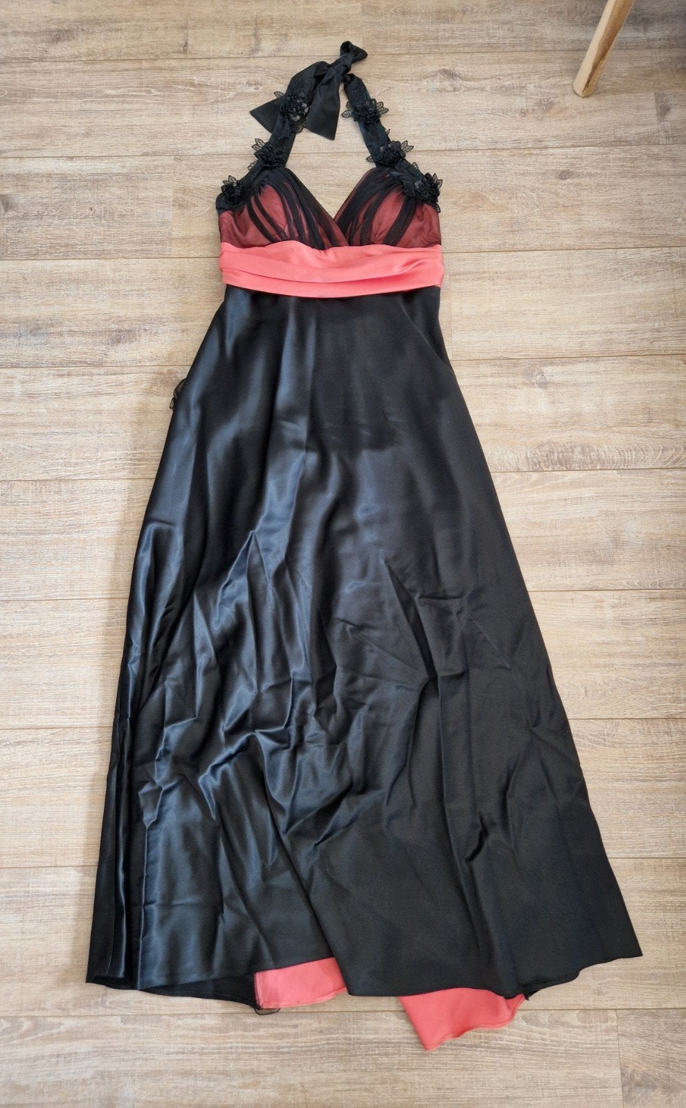 Galajurk halterjurk maat 36/38, Kleding | Dames, Jurken, Zwart, Ophalen of Verzenden, Zo goed als nieuw, Maat 36 (S)
