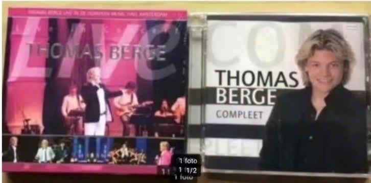 2 nieuwe Cd’s van Thomas Berge, Ophalen of Verzenden, Zo goed als nieuw, Levenslied of Smartlap